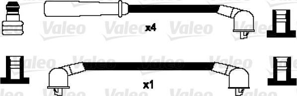 Valeo 346064 - Комплект проводів запалювання autozip.com.ua