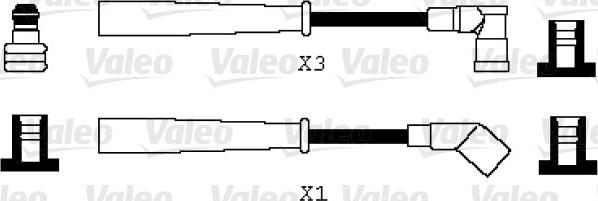 VALEO 346066 - Комплект проводів запалювання autozip.com.ua