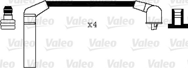 VALEO 346062 - Комплект проводів запалювання autozip.com.ua