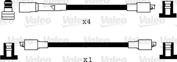 VALEO 346016 - Комплект проводів запалювання autozip.com.ua