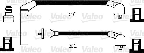 Valeo 346018 - Комплект проводів запалювання autozip.com.ua