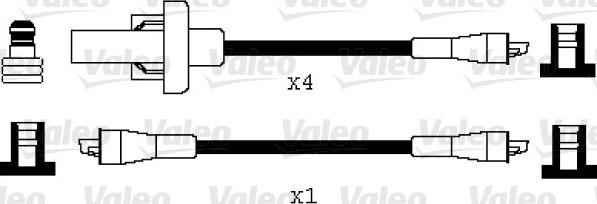VALEO 346030 - Комплект проводів запалювання autozip.com.ua
