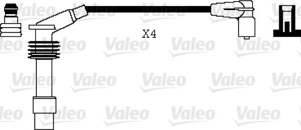 VALEO 346074 - Комплект проводів запалювання autozip.com.ua