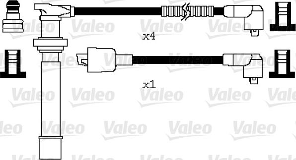 Valeo 346075 - Комплект проводів запалювання autozip.com.ua
