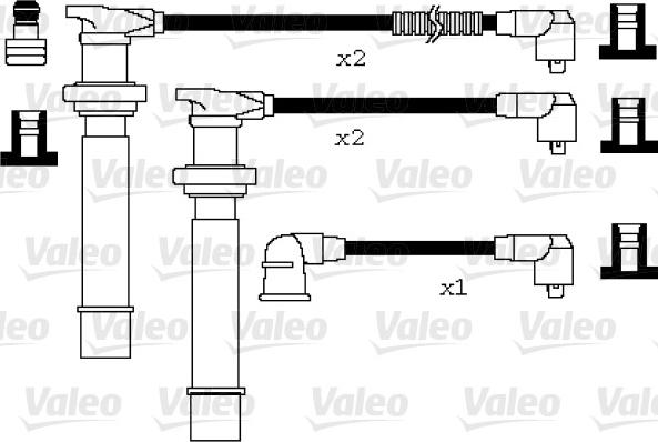 Valeo 346077 - Комплект проводів запалювання autozip.com.ua
