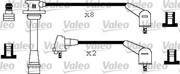 VALEO 346199 - Комплект проводів запалювання autozip.com.ua