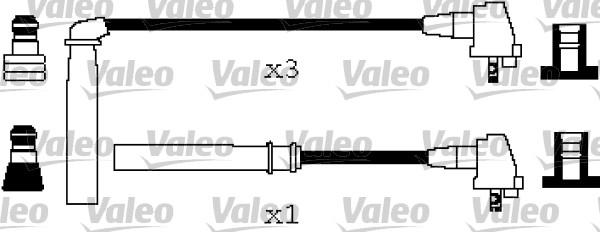 Valeo 346198 - Комплект проводів запалювання autozip.com.ua