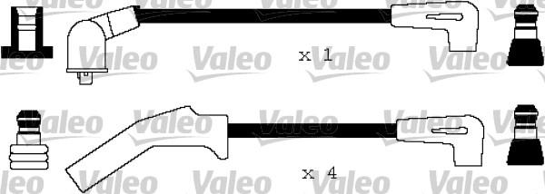 Valeo 346153 - Комплект проводів запалювання autozip.com.ua