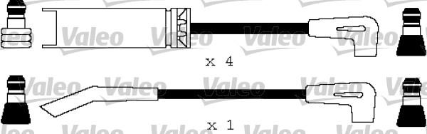 Valeo 346161 - Комплект проводів запалювання autozip.com.ua