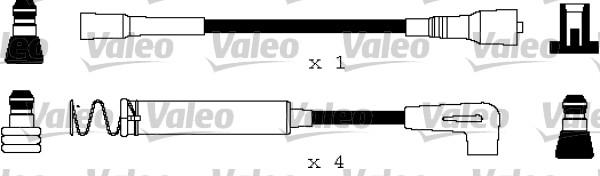 VALEO 346136 - Комплект проводів запалювання autozip.com.ua