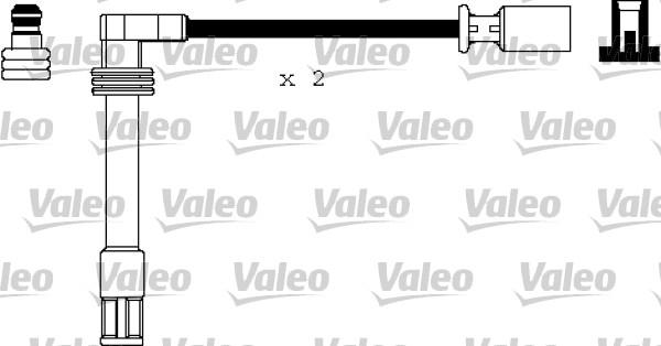 VALEO 346126 - Комплект проводів запалювання autozip.com.ua