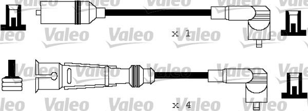 Valeo 346120 - Комплект проводів запалювання autozip.com.ua