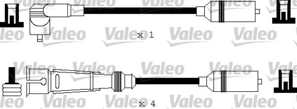 Valeo 346 179 - Комплект проводів запалювання autozip.com.ua