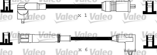 VALEO 346171 - Комплект проводів запалювання autozip.com.ua