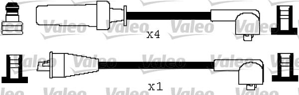 VALEO 346399 - Комплект проводів запалювання autozip.com.ua