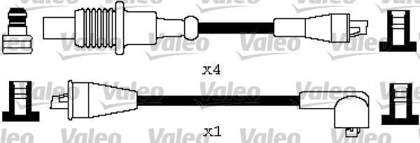 VALEO 346396 - Комплект проводів запалювання autozip.com.ua