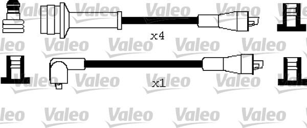VALEO 346398 - Комплект проводів запалювання autozip.com.ua