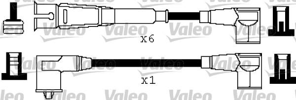 VALEO 346359 - Комплект проводів запалювання autozip.com.ua