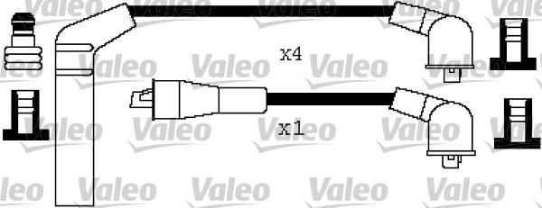 VALEO 346353 - Комплект проводів запалювання autozip.com.ua
