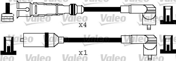 VALEO 346362 - Комплект проводів запалювання autozip.com.ua