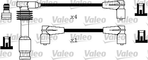 VALEO 346300 - Комплект проводів запалювання autozip.com.ua