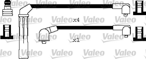 VALEO 346308 - Комплект проводів запалювання autozip.com.ua