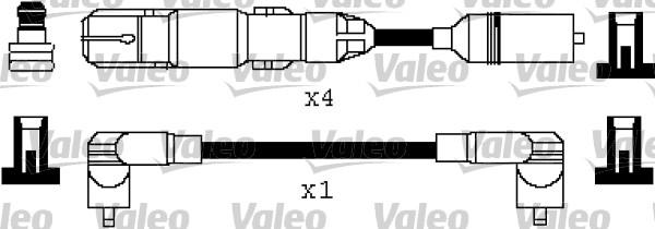 Valeo 346318 - Комплект проводів запалювання autozip.com.ua