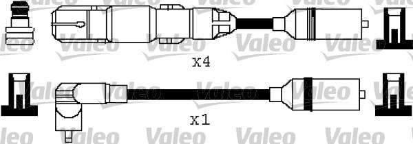 VALEO 346317 - Комплект проводів запалювання autozip.com.ua