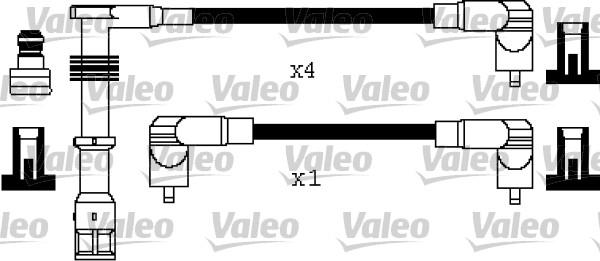 Valeo 346384 - Комплект проводів запалювання autozip.com.ua