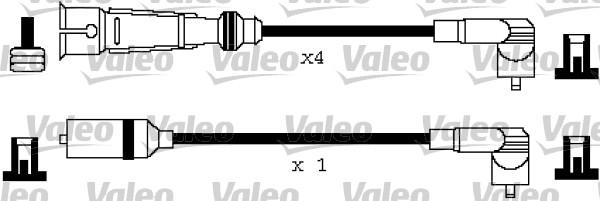 VALEO 346381 - Комплект проводів запалювання autozip.com.ua