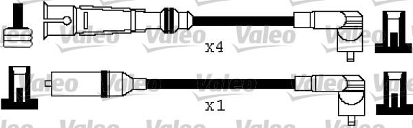 Valeo 346383 - Комплект проводів запалювання autozip.com.ua