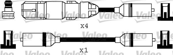 Valeo 346334 - Комплект проводів запалювання autozip.com.ua