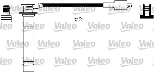 VALEO 346336 - Комплект проводів запалювання autozip.com.ua