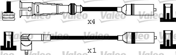 Valeo 346320 - Комплект проводів запалювання autozip.com.ua
