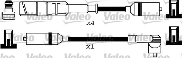 Valeo 346372 - Комплект проводів запалювання autozip.com.ua