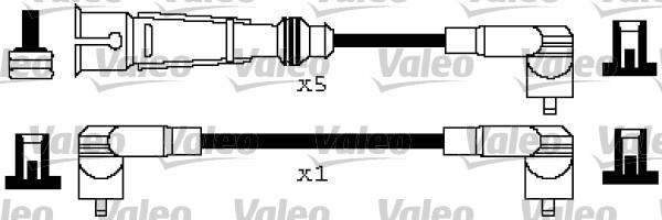Valeo 346296 - Комплект проводів запалювання autozip.com.ua