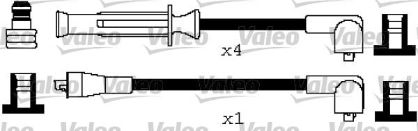 VALEO 346297 - Комплект проводів запалювання autozip.com.ua