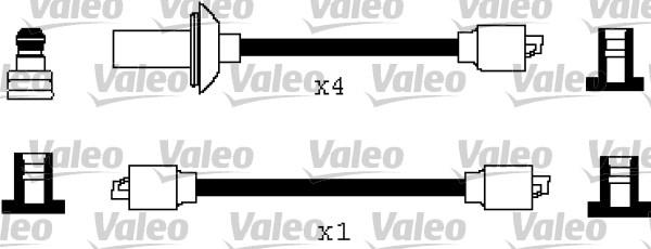 VALEO 346269 - Комплект проводів запалювання autozip.com.ua