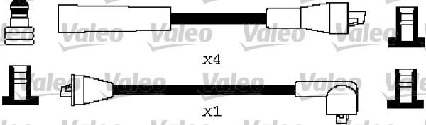 VALEO 346261 - Комплект проводів запалювання autozip.com.ua