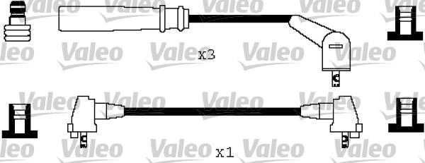 Valeo 346267 - Комплект проводів запалювання autozip.com.ua