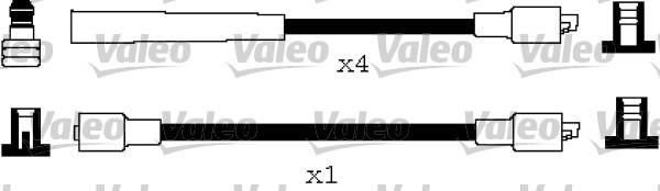 VALEO 346204 - Комплект проводів запалювання autozip.com.ua
