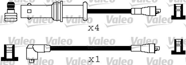 Valeo 346208 - Комплект проводів запалювання autozip.com.ua