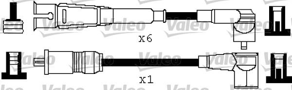 VALEO 346219 - Комплект проводів запалювання autozip.com.ua