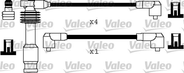VALEO 346281 - Комплект проводів запалювання autozip.com.ua