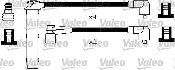 Valeo 346237 - Комплект проводів запалювання autozip.com.ua