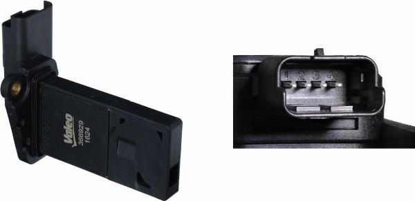VALEO 366929 - Датчик потоку, маси повітря autozip.com.ua