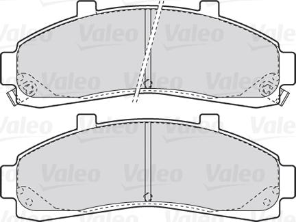 Valeo 301906 - Гальмівні колодки, дискові гальма autozip.com.ua