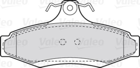 VALEO 301902 - Гальмівні колодки, дискові гальма autozip.com.ua