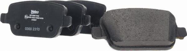 VALEO 301935 - Гальмівні колодки, дискові гальма autozip.com.ua