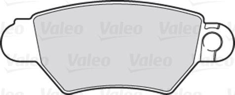 Valeo 301926 - Гальмівні колодки, дискові гальма autozip.com.ua